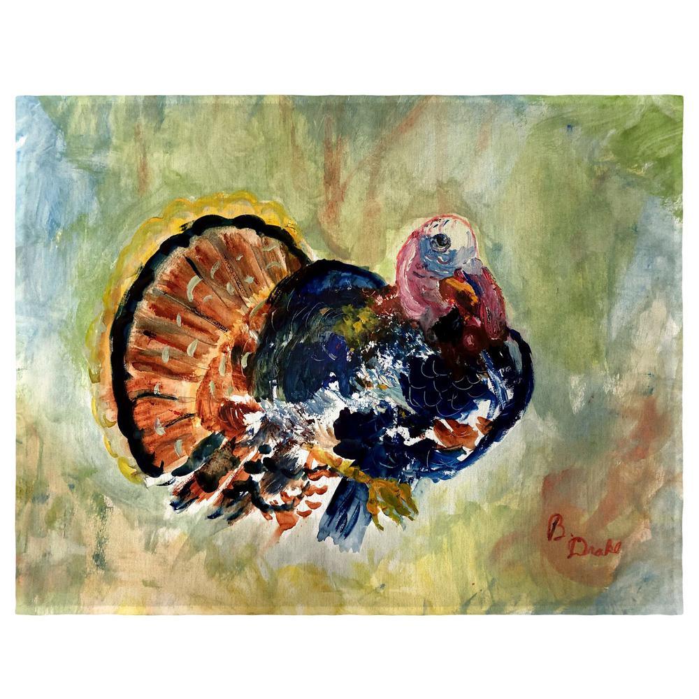 Colorful Turkey Place Mat Set of 4. Picture 1