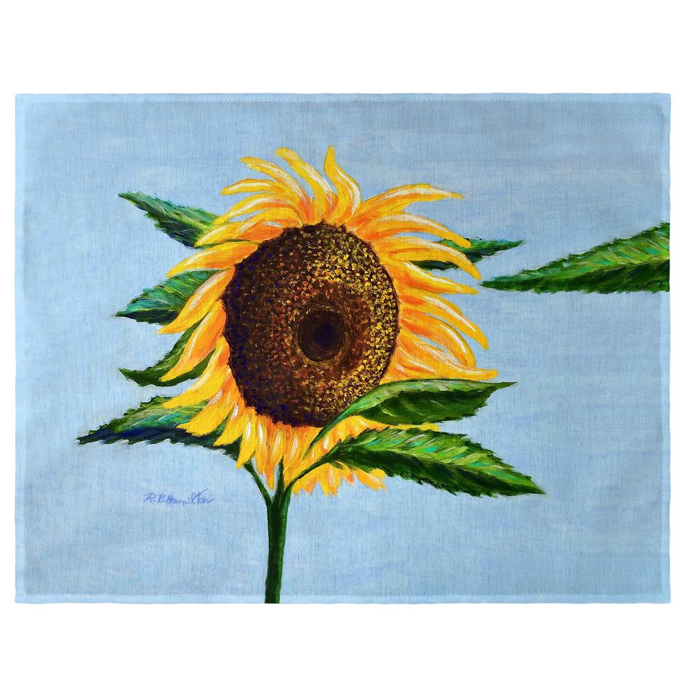 Sleepy Sunflower Place Mat Set of 4. Picture 1