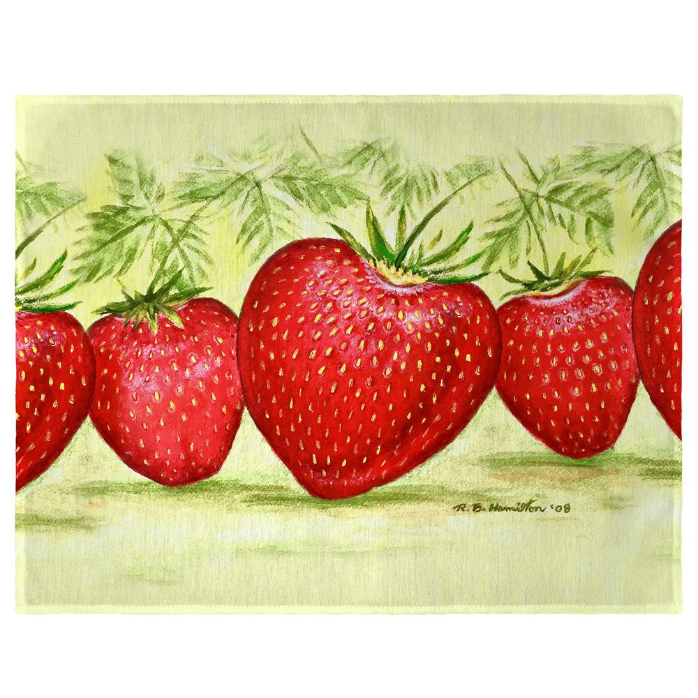 Strawberries Place Mat Set of 4. Picture 1