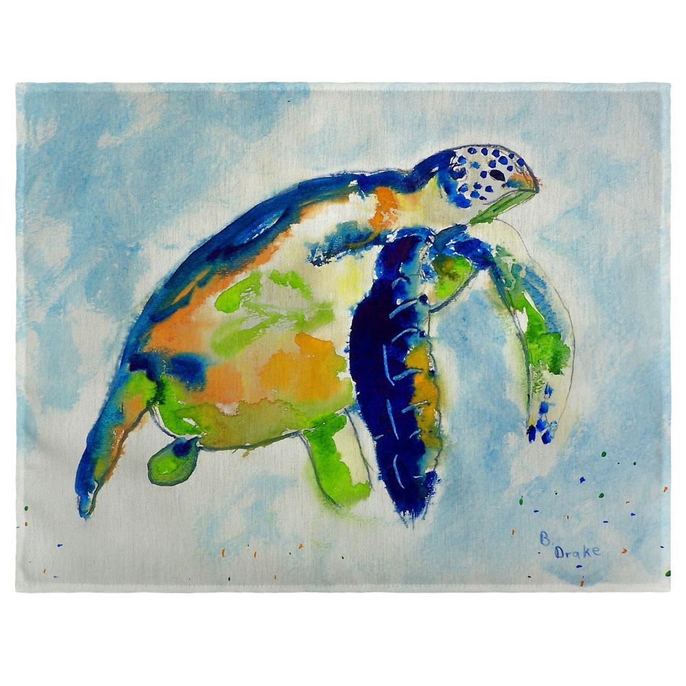 Blue Sea Turtle Place Mat Set of 4. The main picture.