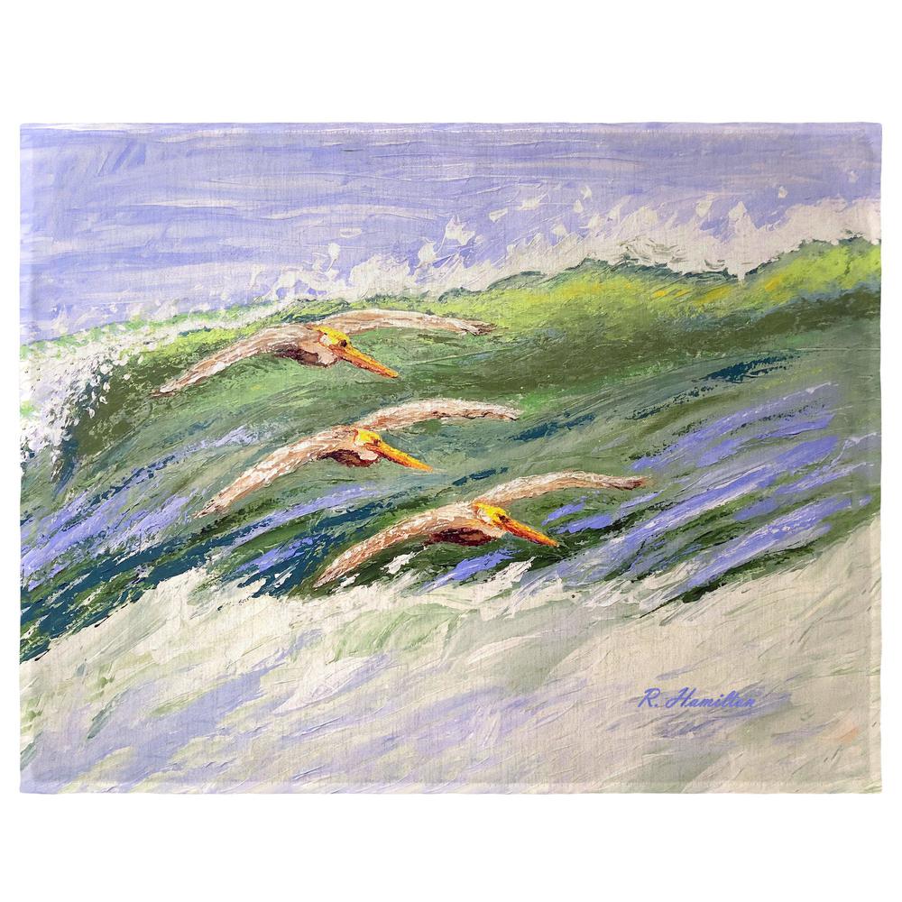 Pelicans Cruising Place Mat Set of 4. Picture 1