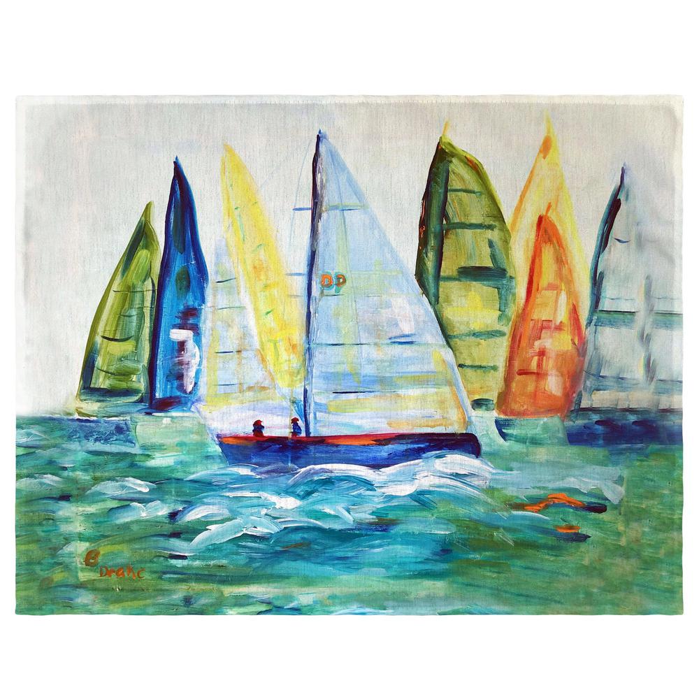 Betsy's Sailboats Place Mat Set of 4. Picture 1