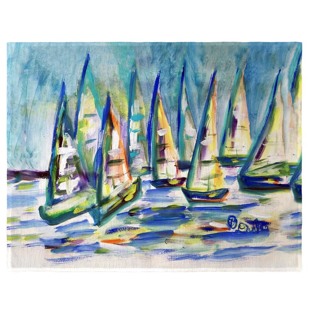 Many Sailboats Place Mat Set of 4. The main picture.