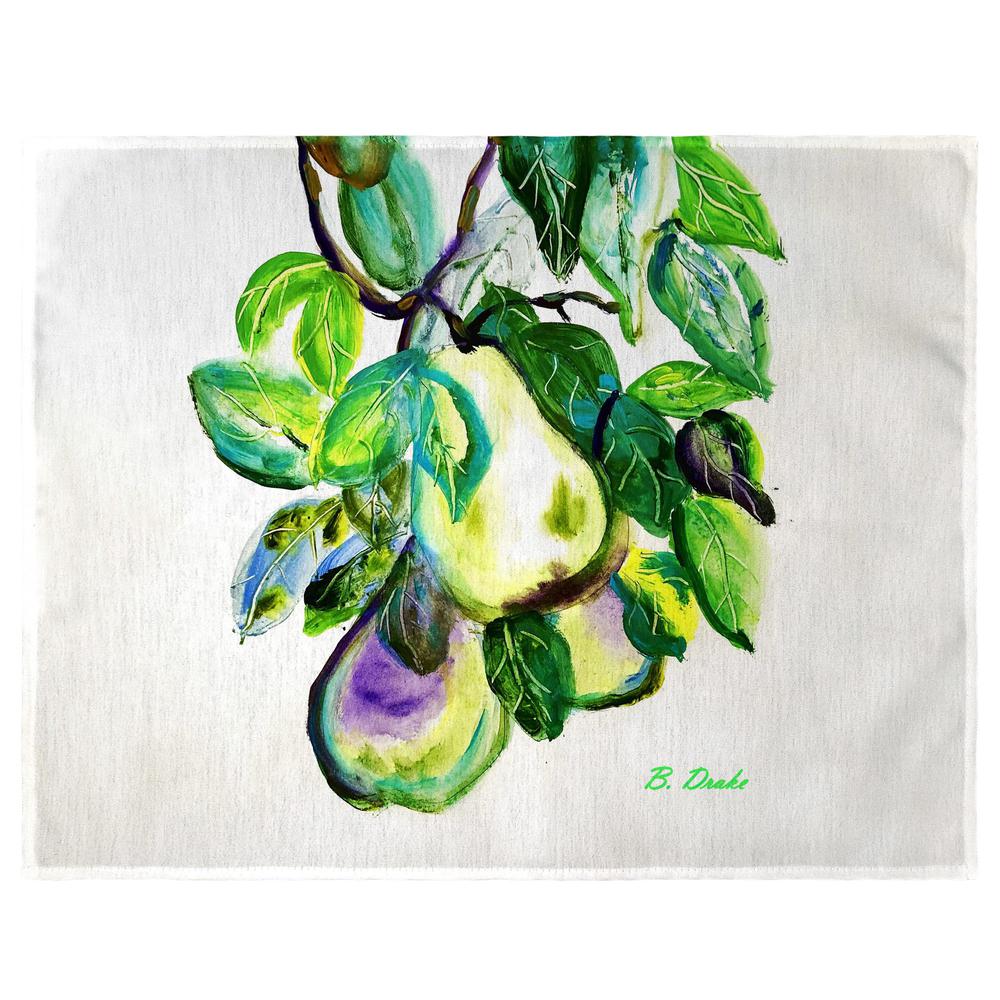 Hanging Pears Place Mat Set of 4. Picture 1