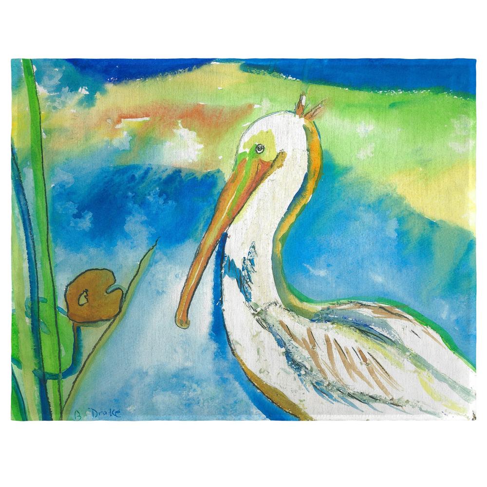 White Pelican Place Mat Set of 4. Picture 1