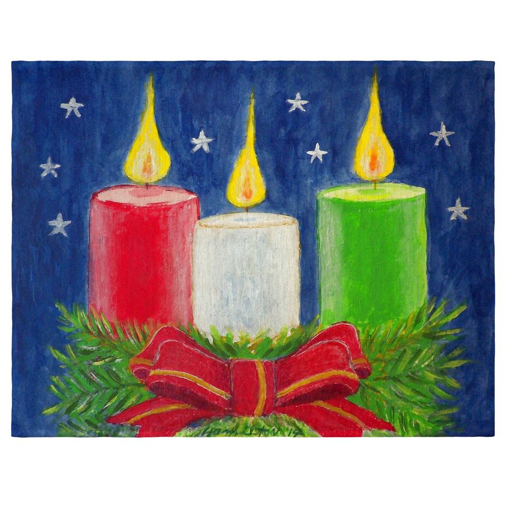 Christmas Candles Place Mat Set of 4. Picture 1