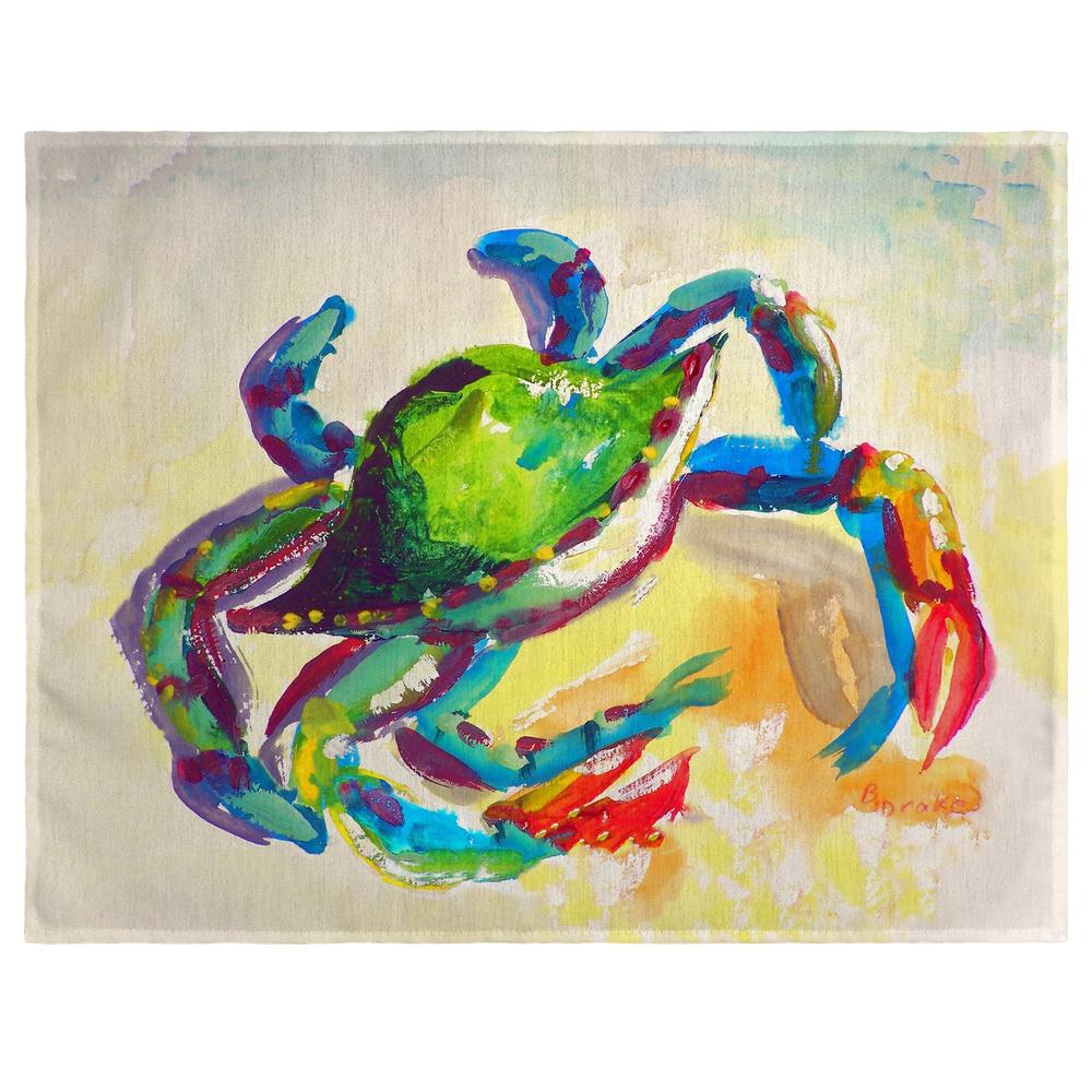 Teal Crab Place Mat Set of 4. The main picture.