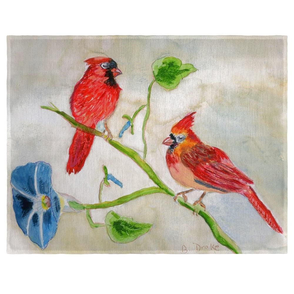 Betsy's Cardinals Place Mat Set of 4. The main picture.