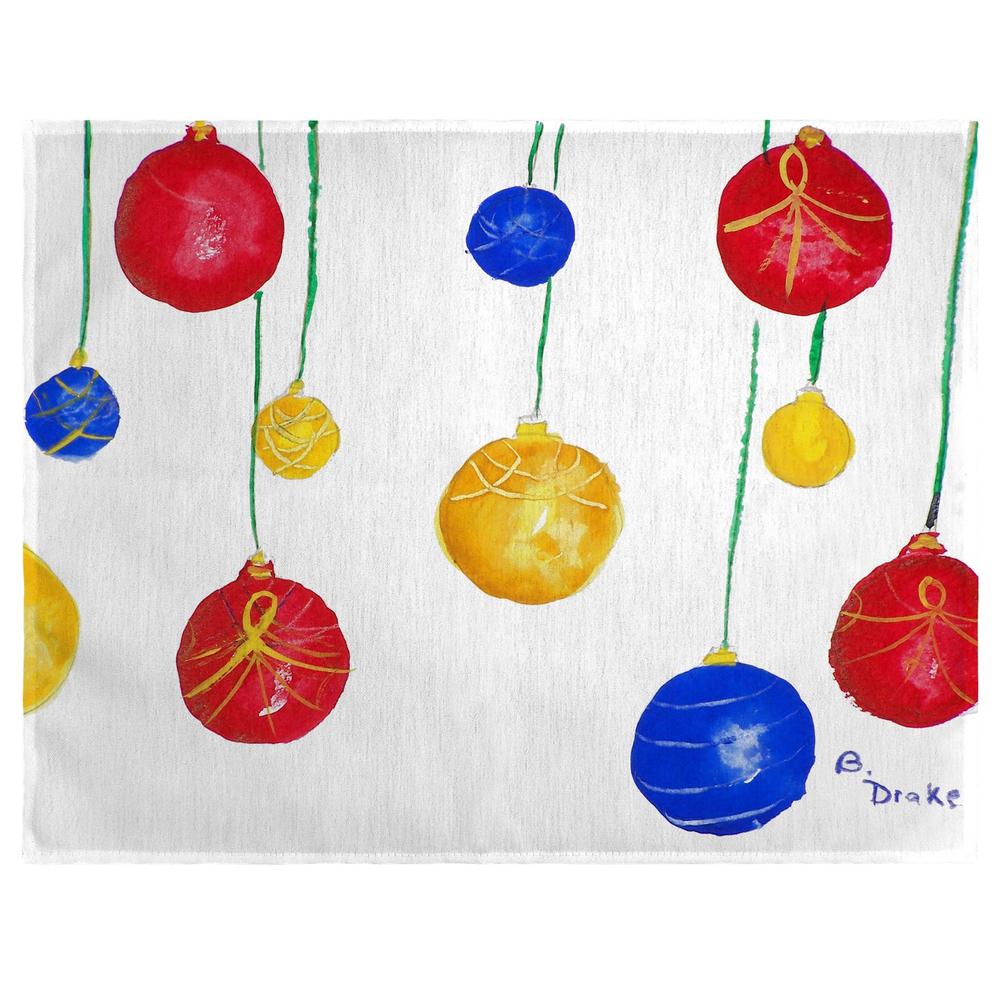 Christmas Ornaments Place Mat Set of 4. Picture 1