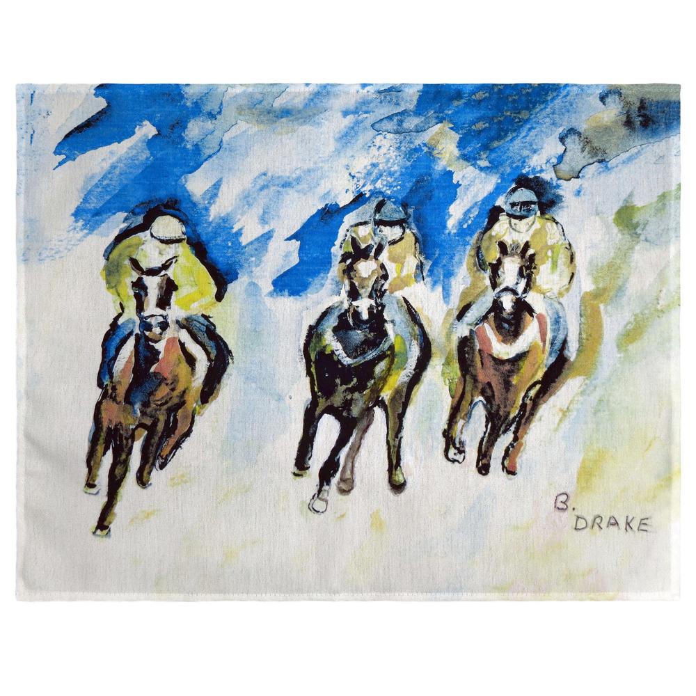 Three Racing Place Mat Set of 4. Picture 1