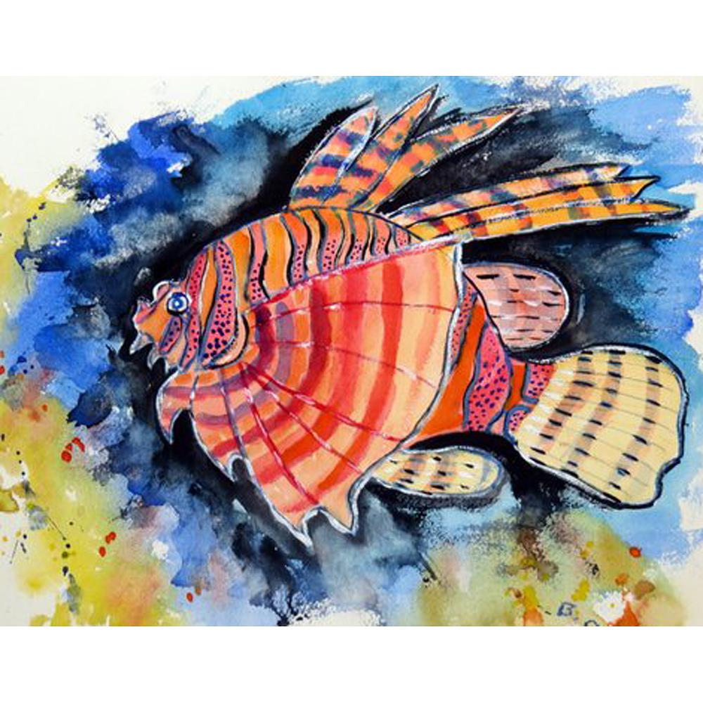 Betsy's Lion Fish Place Mat Set of 4. Picture 1