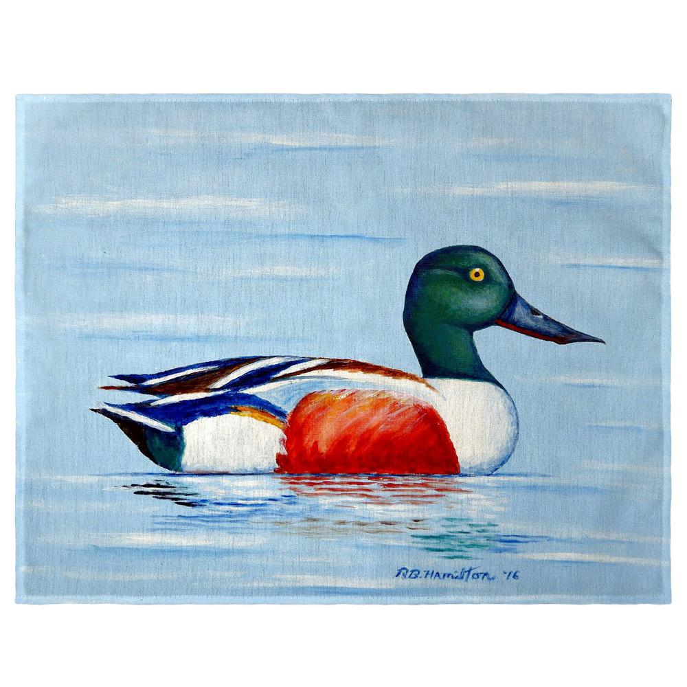 Northern Shoveler Place Mat Set of 4. The main picture.