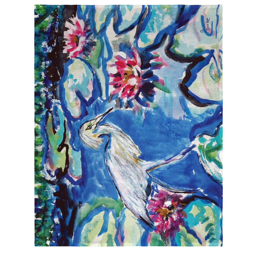 Heron & Waterlilies Place Mat Set of 4. Picture 1