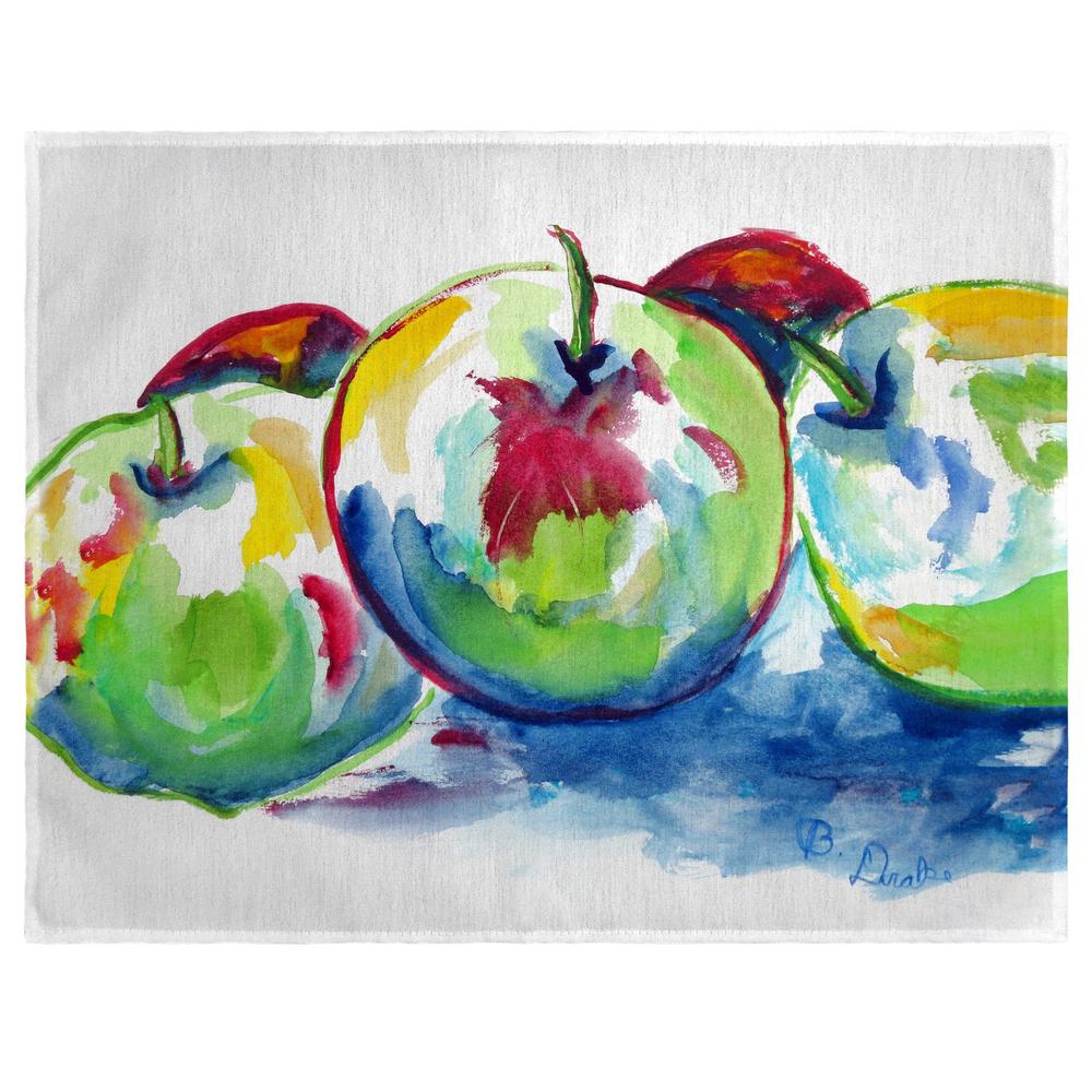 Three Apples Place Mat Set of 4. The main picture.