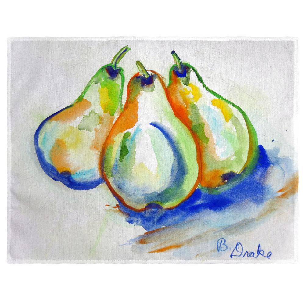 Three Pears Place Mat Set of 4. Picture 1
