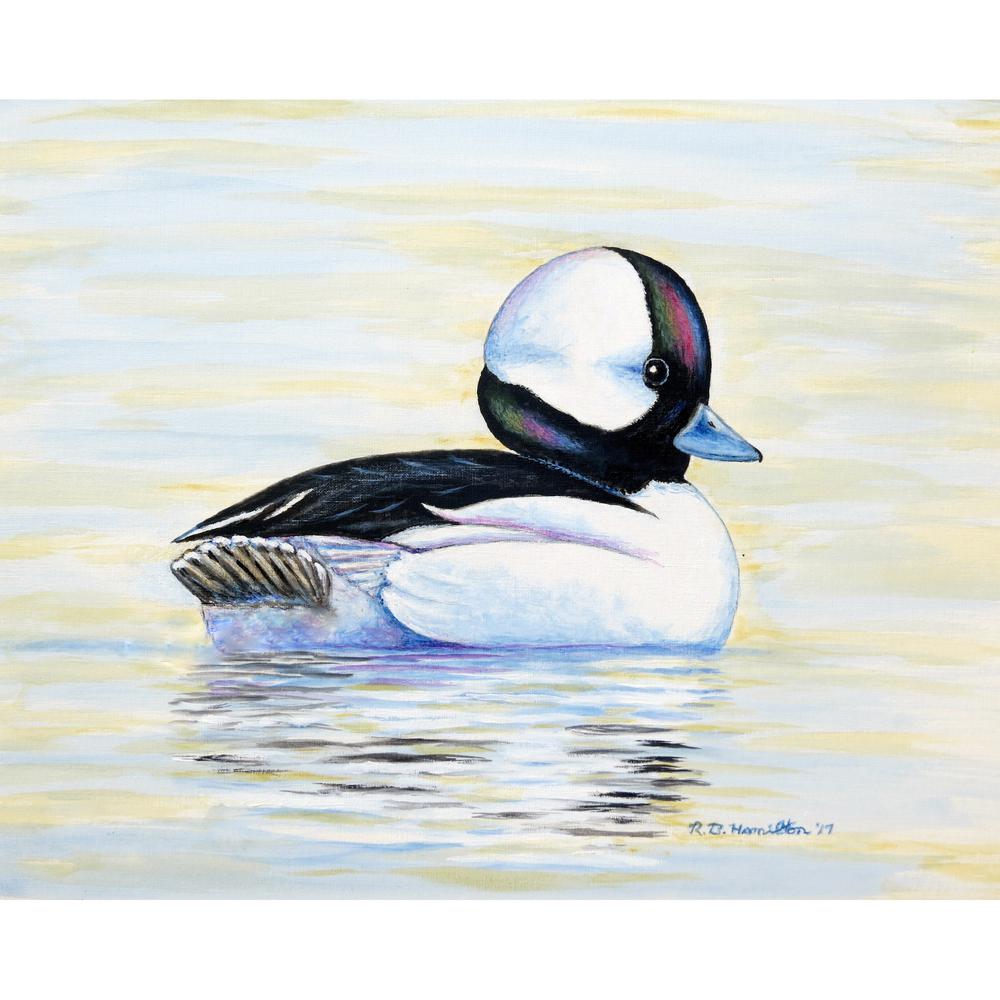 Bufflehead Duck Place Mat Set of 4. Picture 1