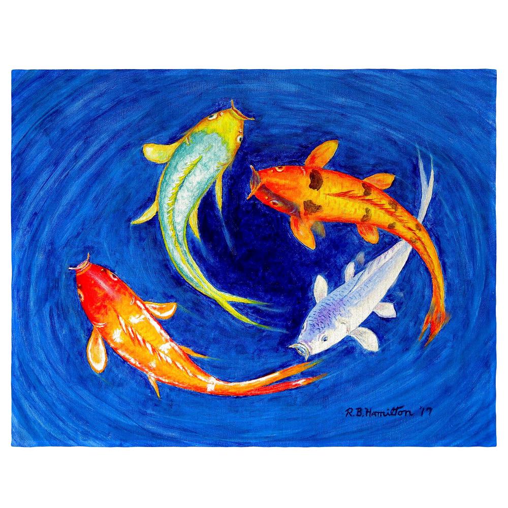 Swirling Koi Place Mat Set of 4. The main picture.