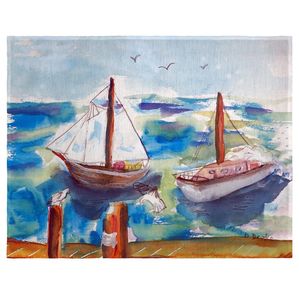 Two Sailboats Place Mat Set of 4. The main picture.