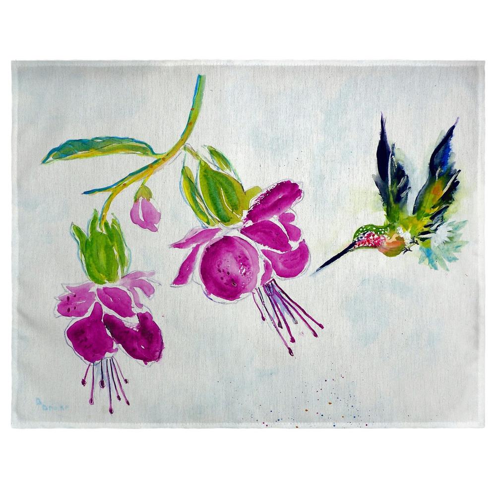 Purple Hummingbird Place Mat Set of 4. Picture 1