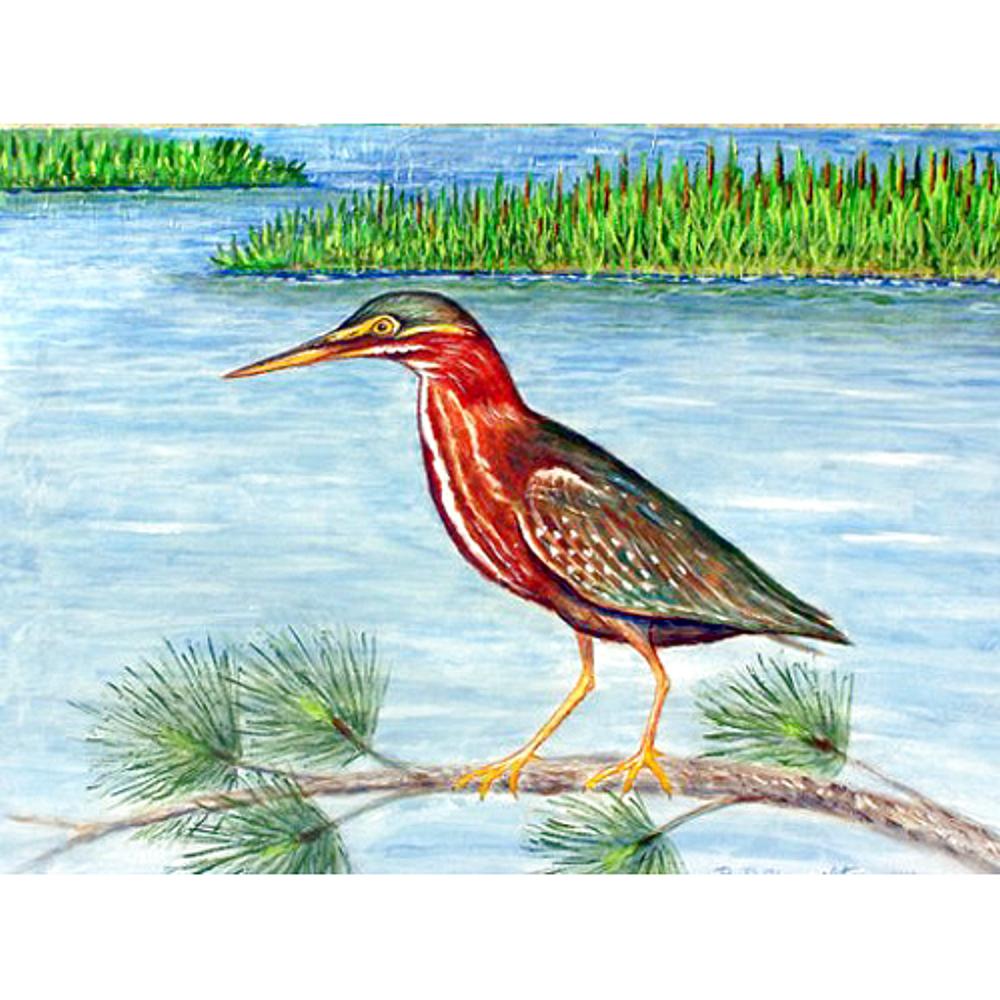 Green Heron II Place Mat Set of 4. Picture 1