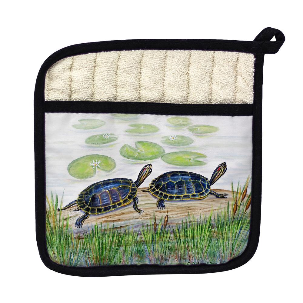 Two Turtles Pot Holder. Picture 1
