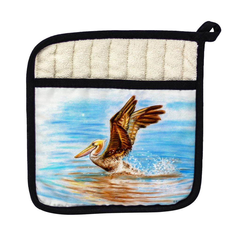 Flying Pelican - Pot Holder. Picture 1