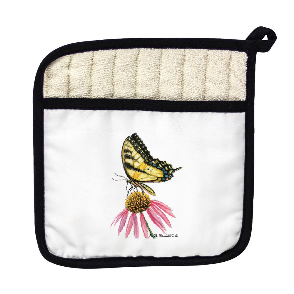 Tiger Swallowtail Butterfly Pot Holder. Picture 1