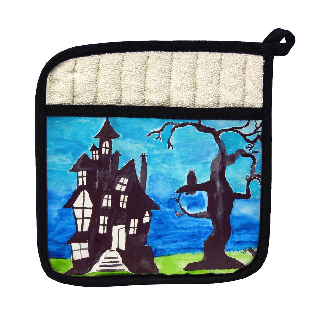 Haunted House Pot Holder. Picture 1
