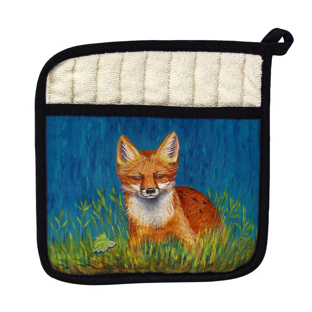 Red Fox Pot Holder. Picture 1