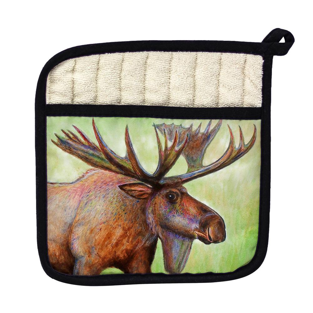 Moose Pot Holder. The main picture.