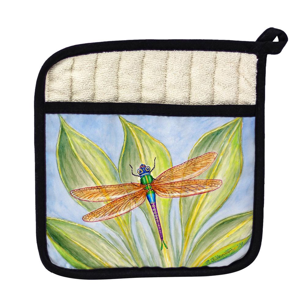 Dick's DragonFly Pot Holder. Picture 1