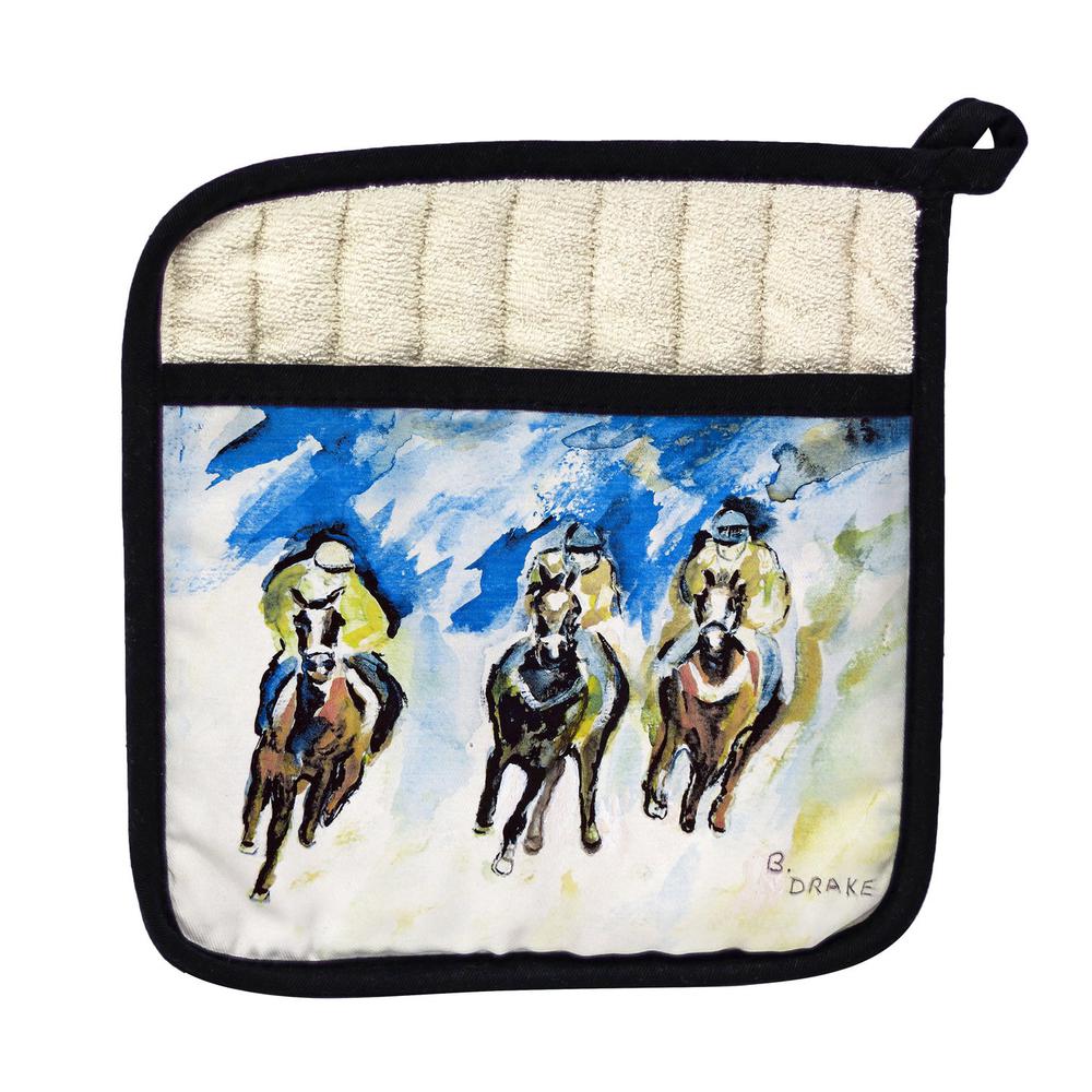 Three Racing Pot Holder. Picture 1