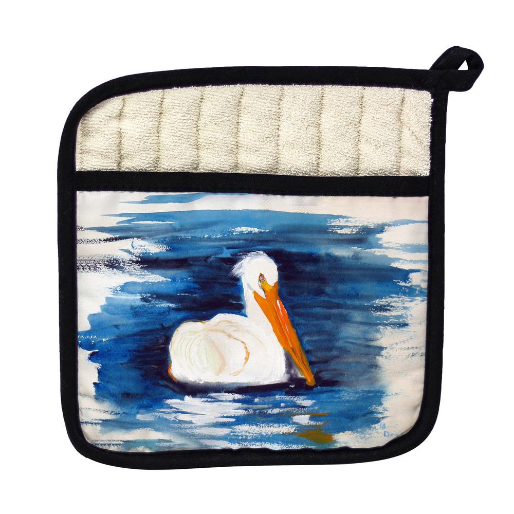 Spring Creek Pelican Pot Holder. The main picture.