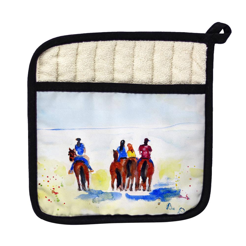Beach Riders - Pot Holder. Picture 1