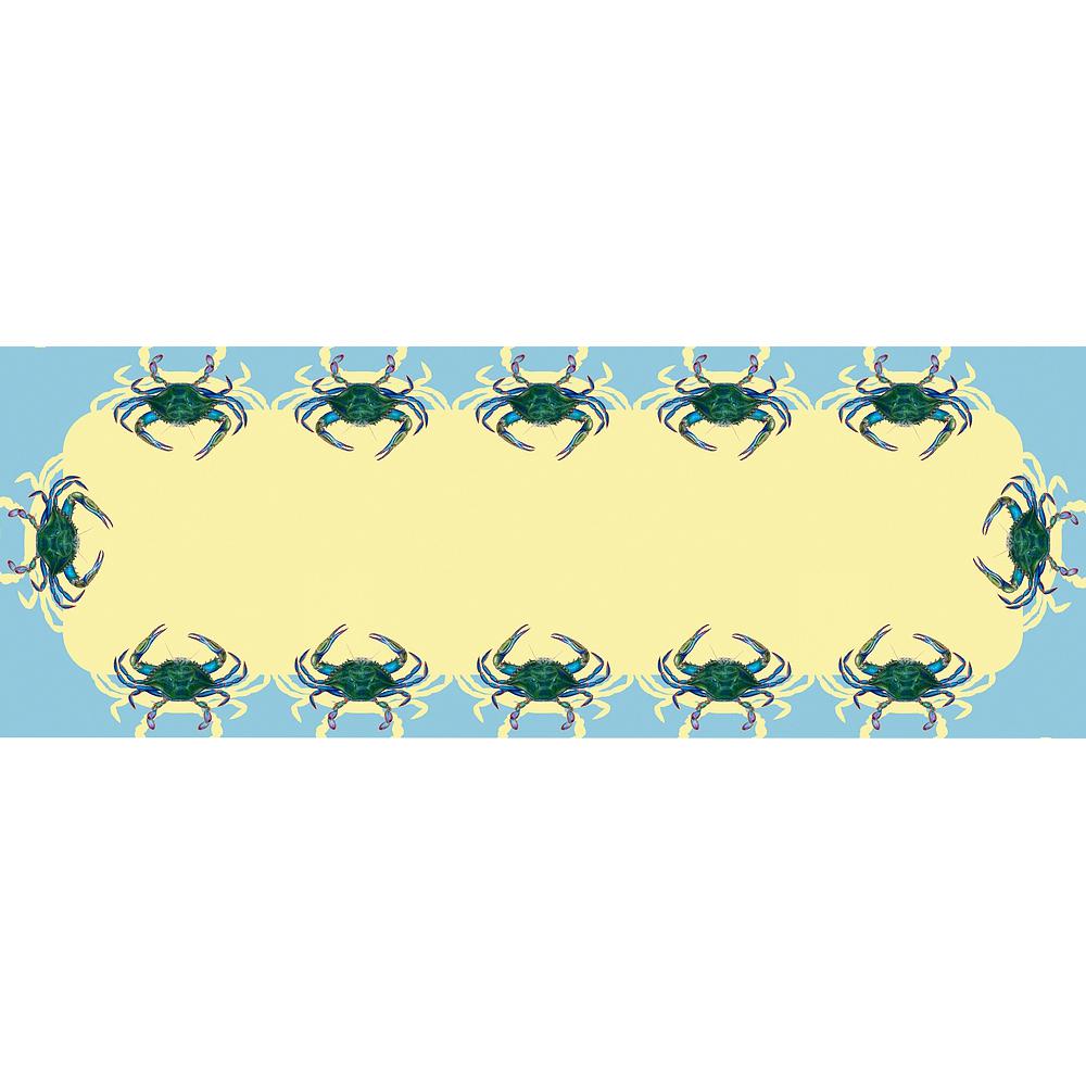 Blue Crab Table Runner 13x54. Picture 1