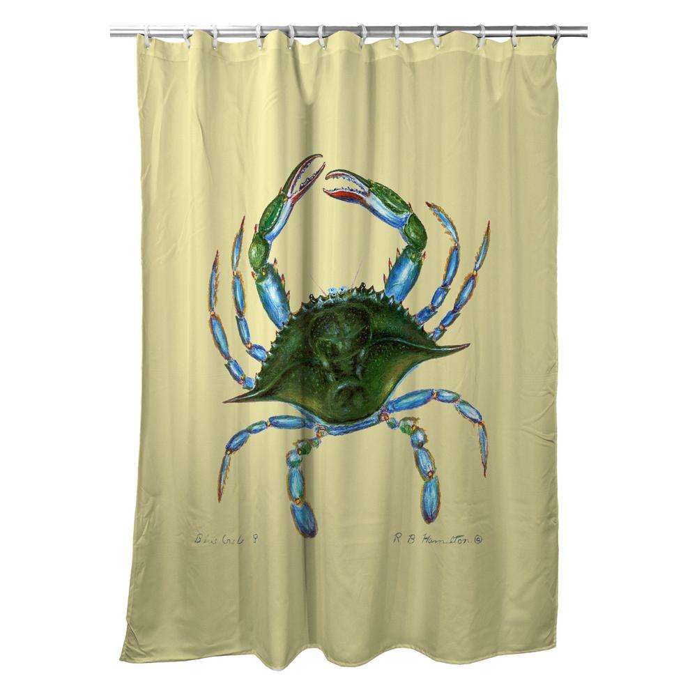 Female Blue Crab  Shower Curtain. Picture 1