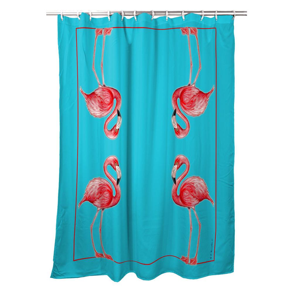 Flamingos Shower Curtain. Picture 1