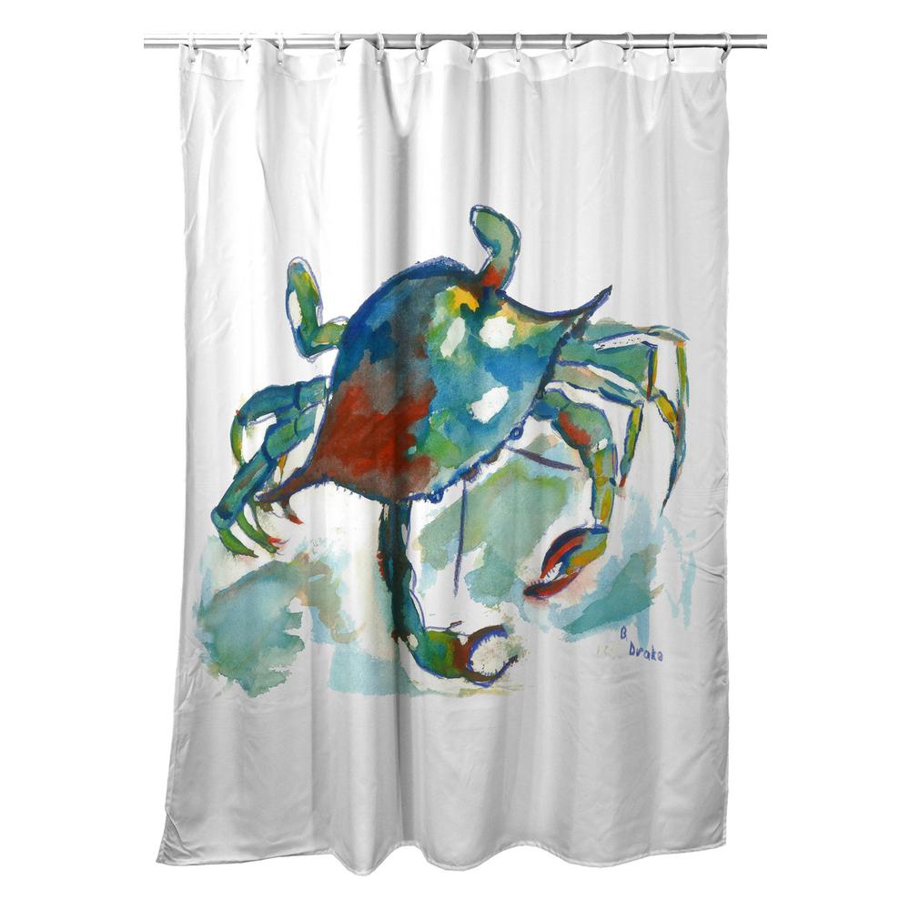 Betsy's Crab Shower Curtain. Picture 1