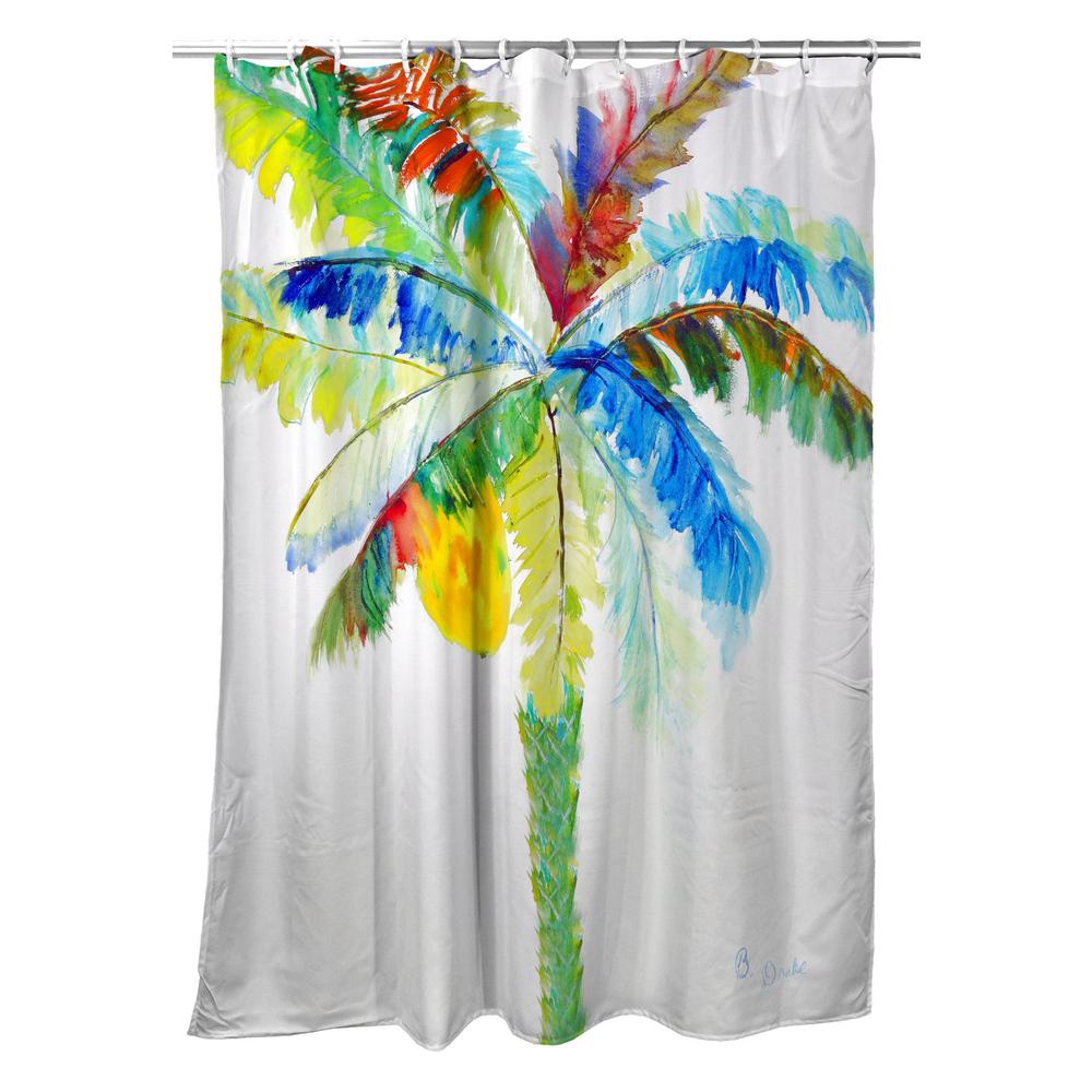 Big Palm Shower Curtain. Picture 1