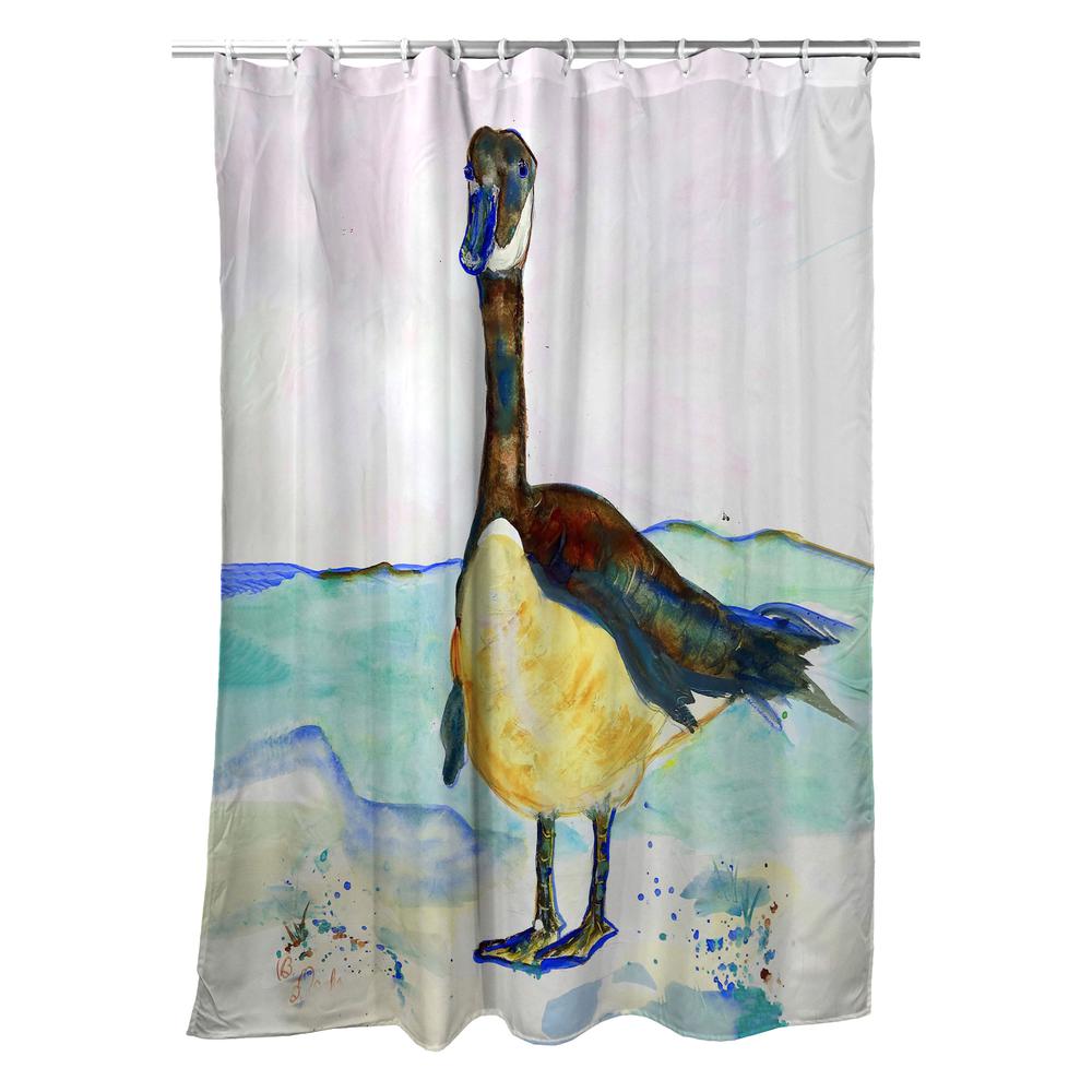 Betsy's Goose Shower Curtain. Picture 1