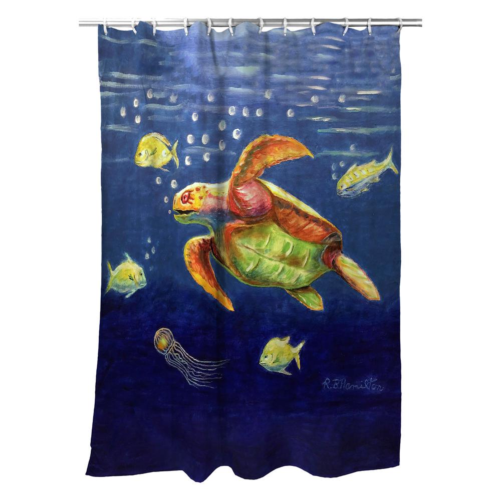 Dick's Sea Turtle Shower Curtain. Picture 1