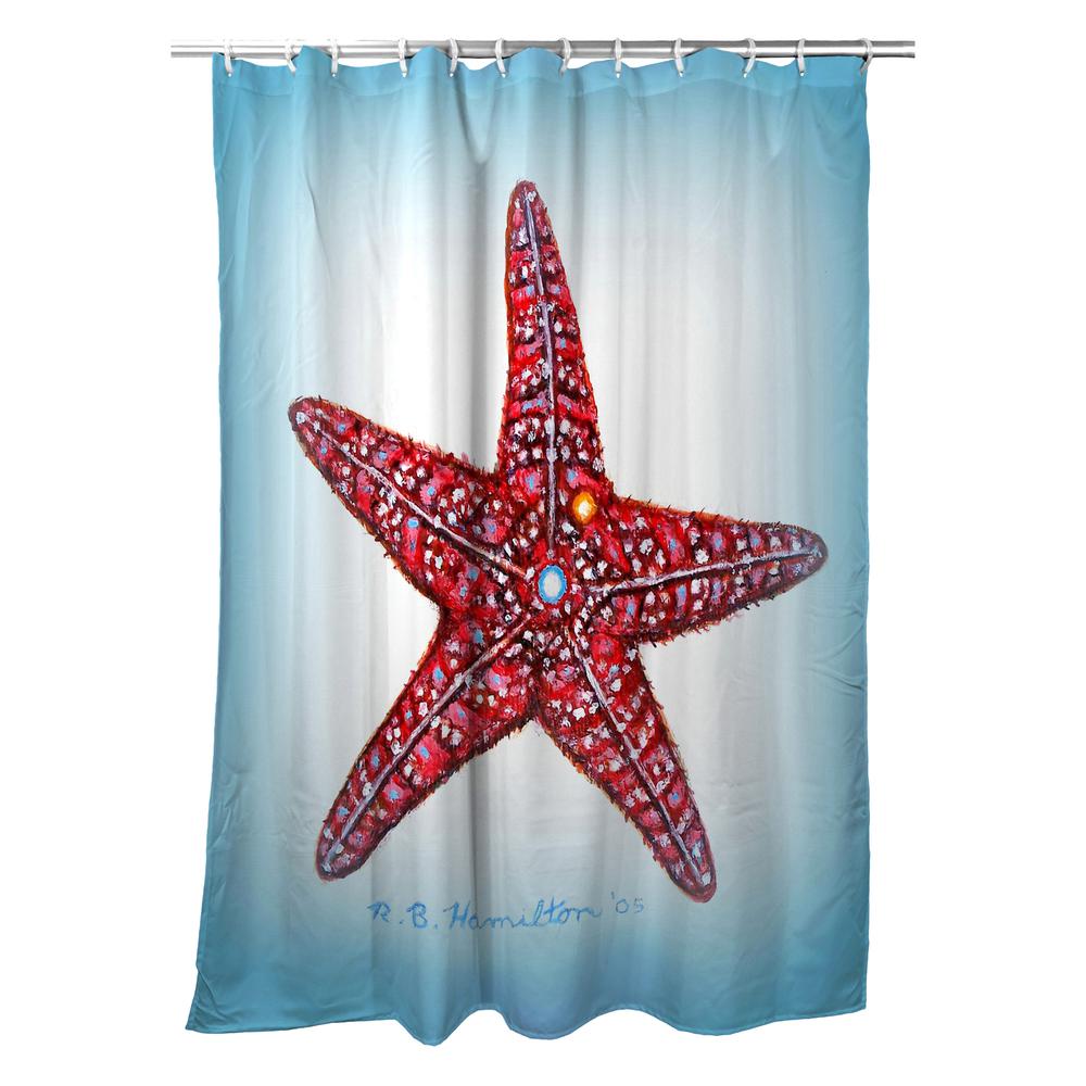 Dick's Starfish Shower Curtain. Picture 1