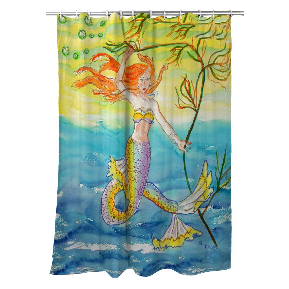 Betsy's Mermaid Shower Curtain. Picture 1