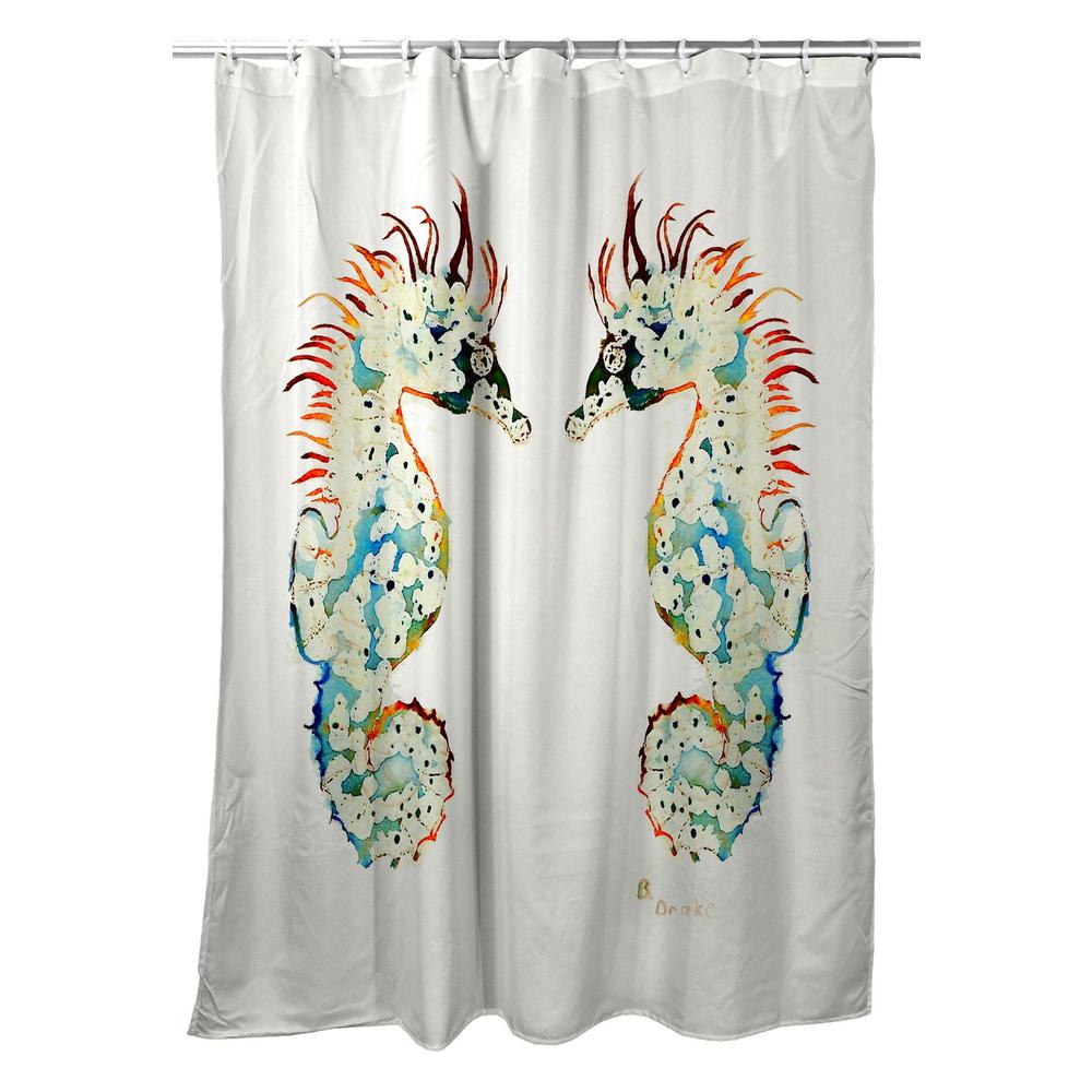 Betsy's Sea Horse Shower Curtain. Picture 1