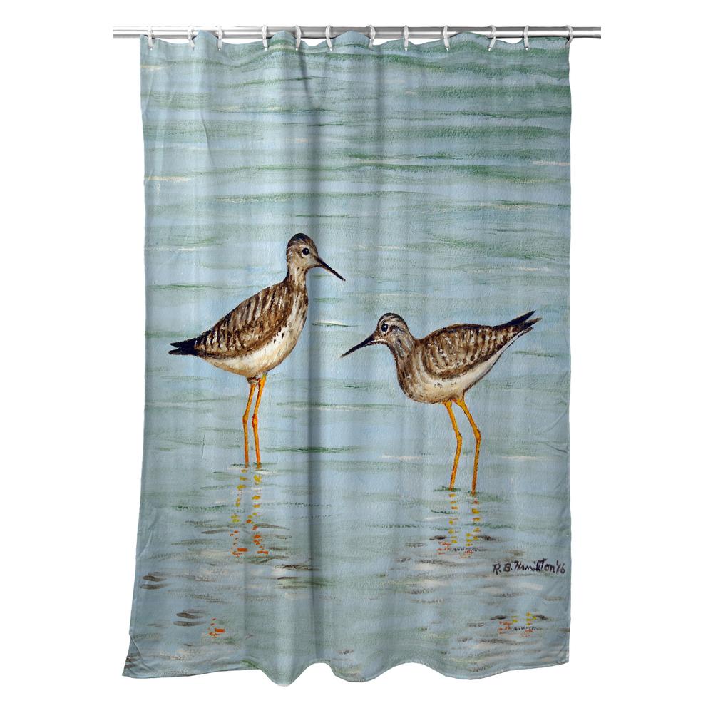 Yellow Legs Shower Curtain. Picture 1