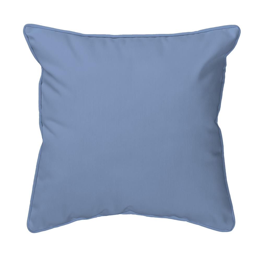 Betsy's Manatee Small Indoor/Outdoor Pillow 12x12. Picture 2