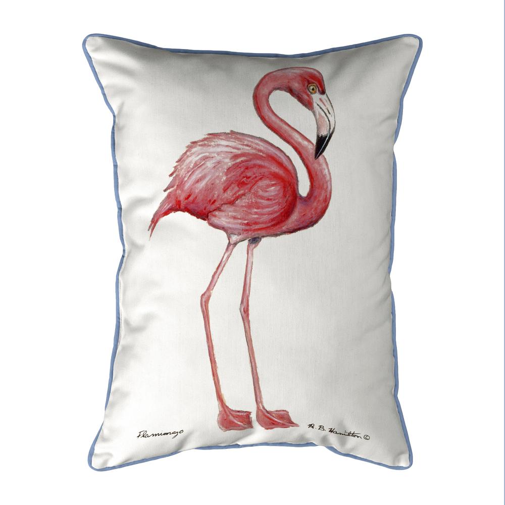FLamingo Small Indoor/Outdoor Pillow 11x14. Picture 1