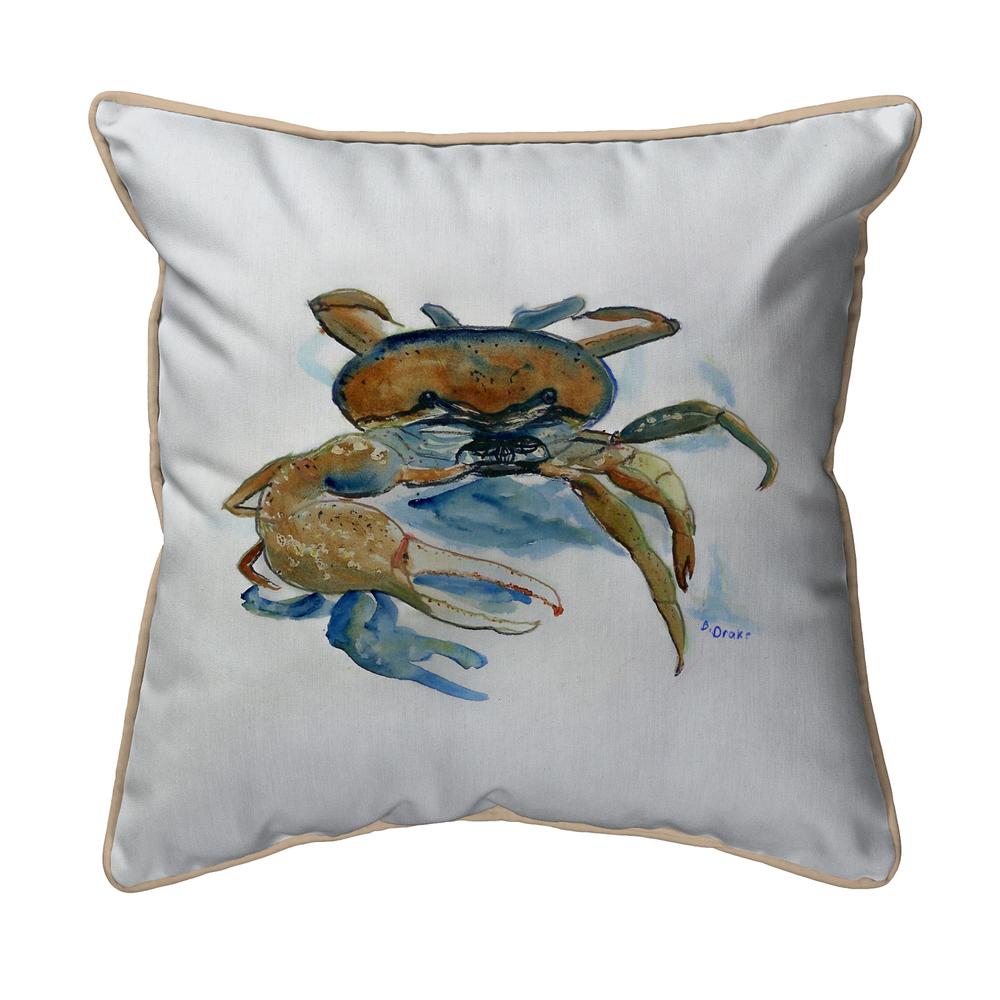 Fiddler Crab Small Indoor/Outdoor Pillow 12x12. Picture 1