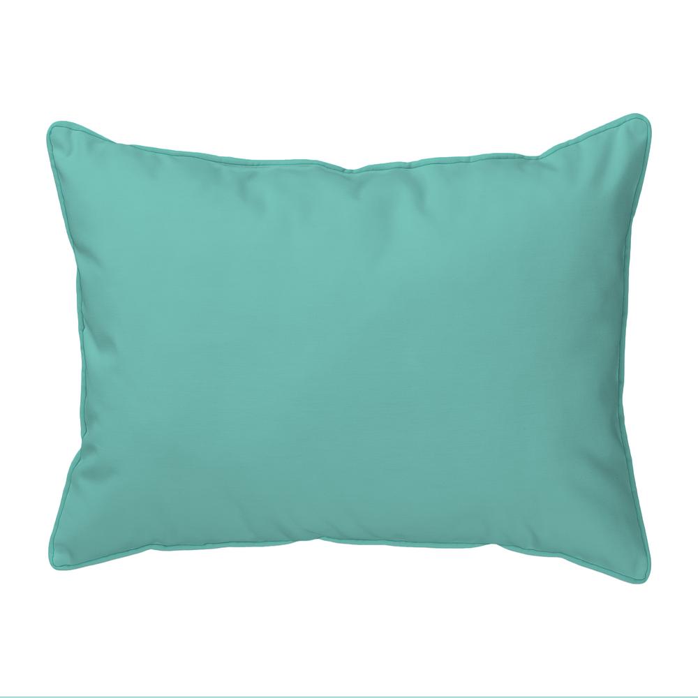 Teal Palms 11x14 Small Indoor/Outdoor Pillow. Picture 2
