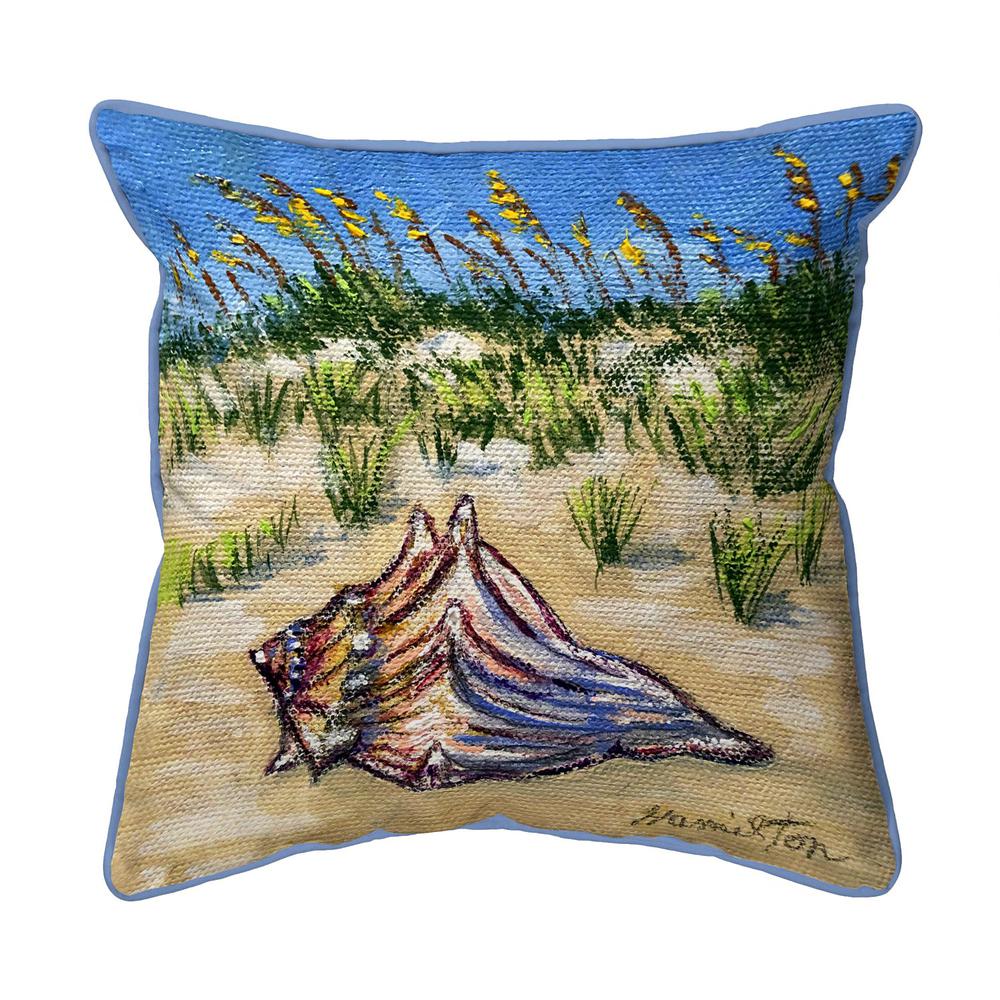 Conch Found 12x12 Small Indoor/Outdoor Pillow. Picture 1
